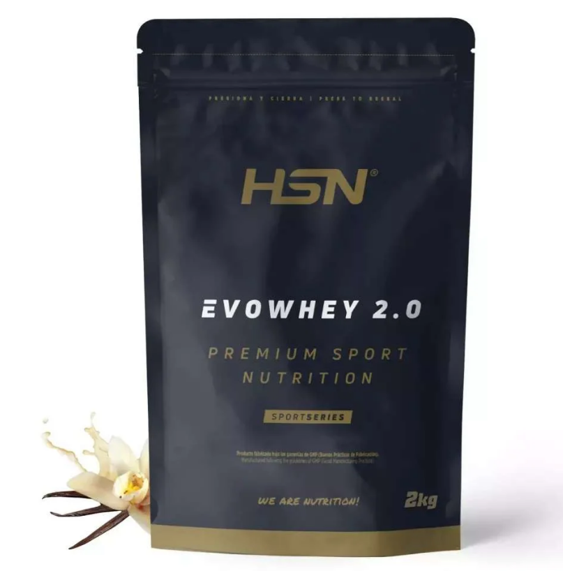 Concentrado de Proteína de Suero de HSN Evowhey Protein 2.0 | 2 Kg 31,30€ (antes 54,90€) -43%