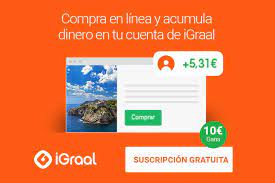 Obtén 3€ al registrarte gratis en Igraal. Y despúes reembolsos cada vez que compras en una tienda inscrita en Igraal (cashback)